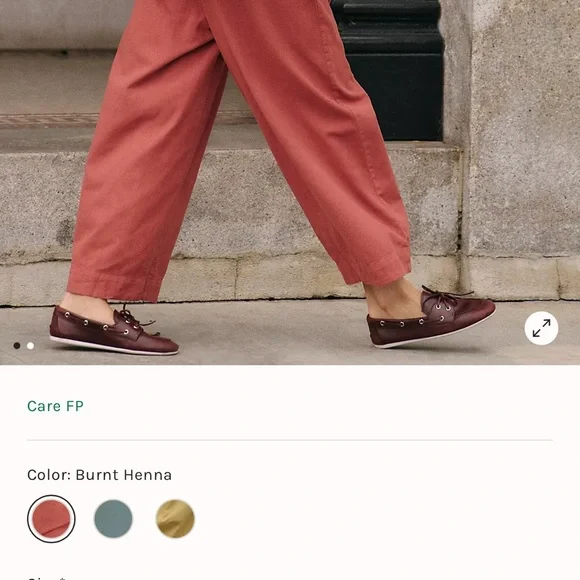 Free People Day in the Life Slouchy Pleated Barrel Burnt Henna Boho Pants XS - Picture 7 of 7